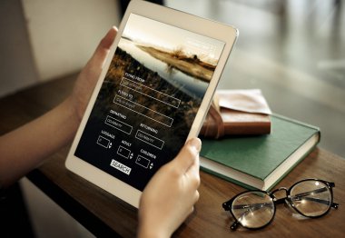 kişi tarama dijital tablet
