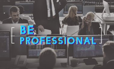 çalışma iş adamları ve profesyonel olmak