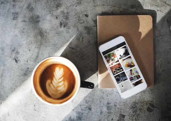 Koffiepauze tijd concept — Stockfoto