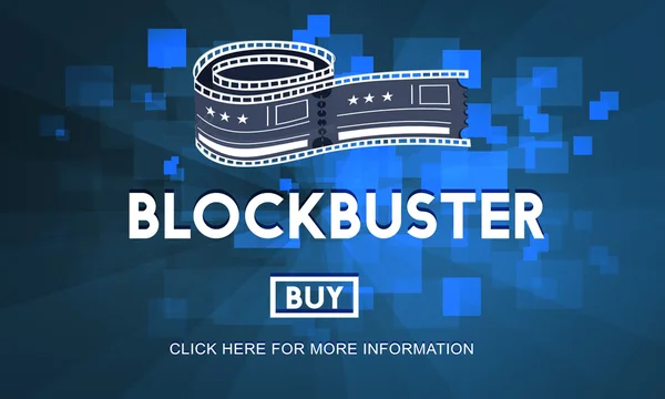 Filme, blockbuster Conceito — Fotografia de Stock