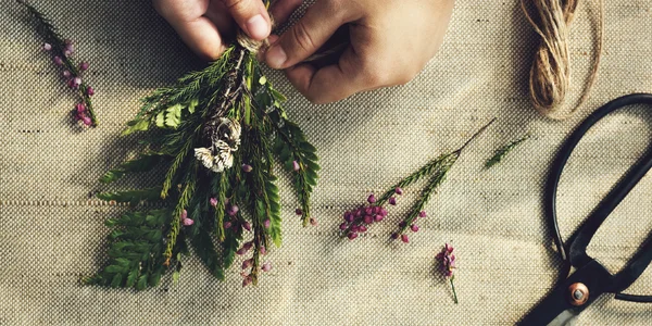 Conceito de Florsit Hobby — Fotografia de Stock