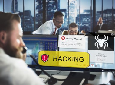 çalışma iş adamları ve Hacking