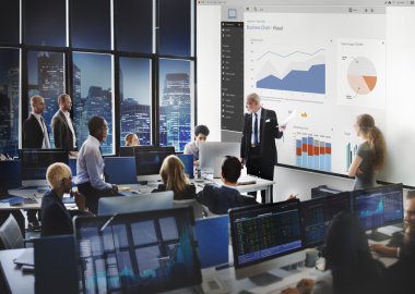 çalışma iş adamları ve strateji