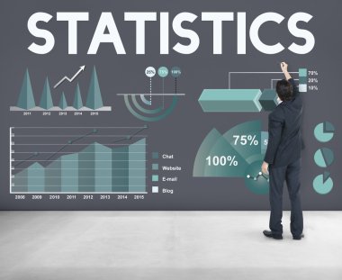 İşadamı tebeşir ile yazma