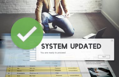 işadamı sistem güncelleme ile çalışma