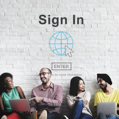 duvar ile işaret içinde çeşitlilik arkadaşları