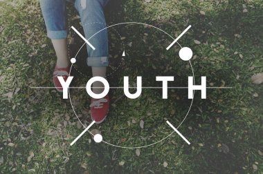 Kadının ayak arka plan üzerinde