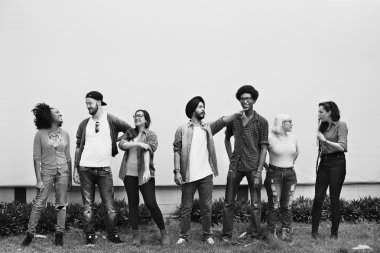 Öğrenciler birlikte eğlenin