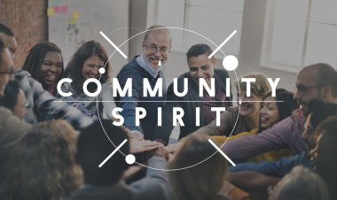 Neşeli takım eller katılın