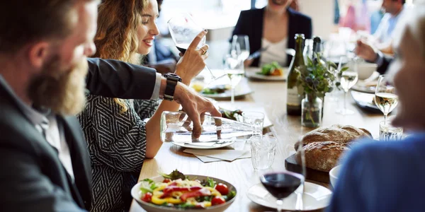Business People in Restaurant Together — Stock Photo, Image
