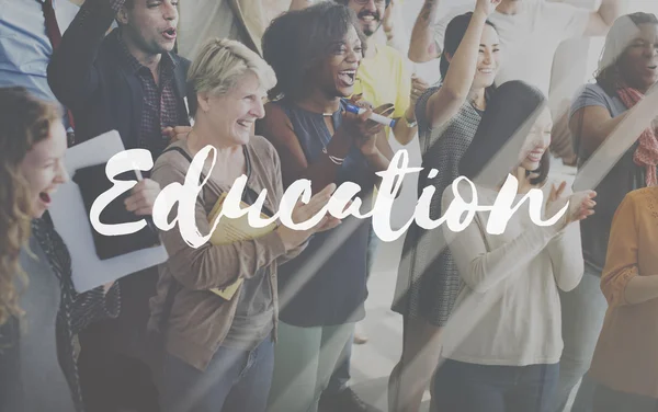 People applauding and education — Stock Photo, Image
