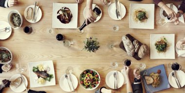 Cafe lokanta olan iş adamları