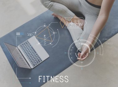 kadın ve Sağlık Fitness kavramı