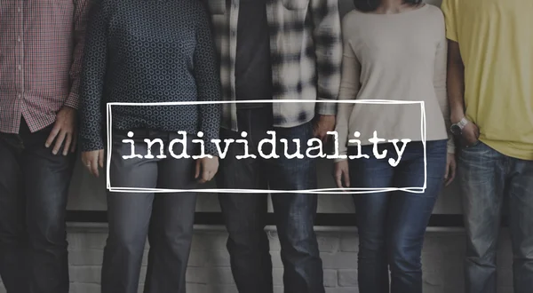 Diversidad personas con individualidad — Foto de Stock