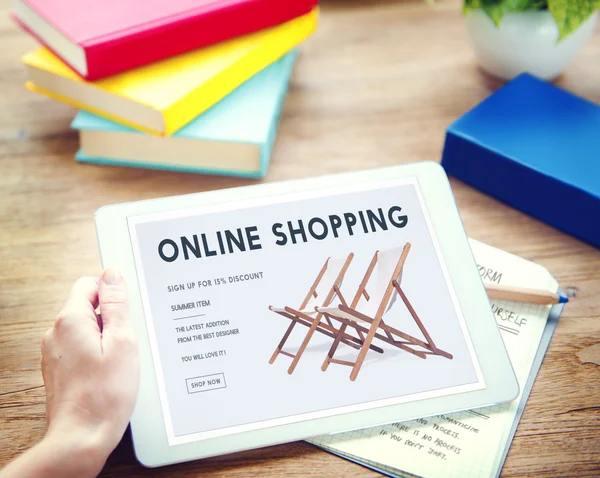 Shopping Online, E-Commerce Concept — Stockfoto