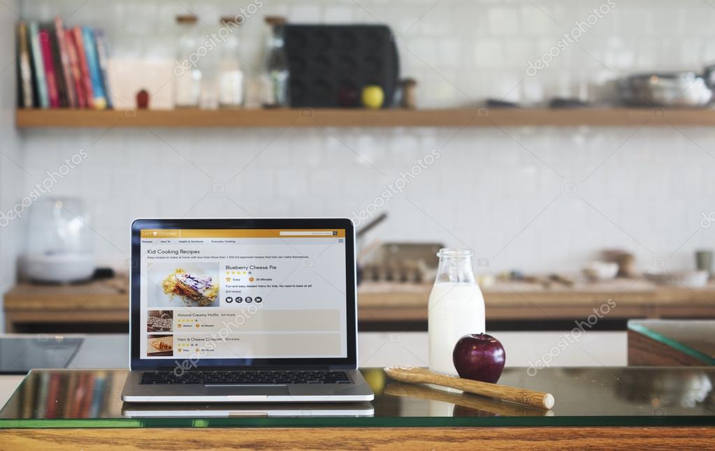 Laptop on kitchen table ⬇ Stock Photo, Image by © Rawpixel 116818330