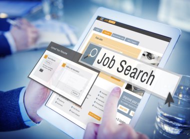 iş adamı dijital tablet ile çalışma