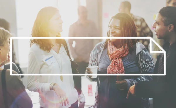 Group of people at meeting — Stock Photo, Image