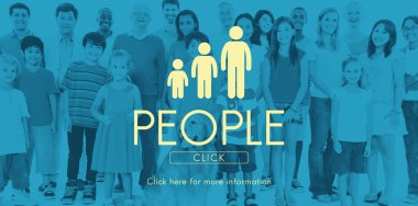 Çeşitlilik insanlar ve çocuk grubu