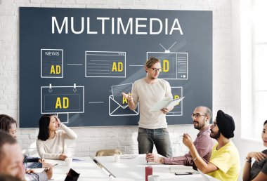 iş toplantısı ile multimedya