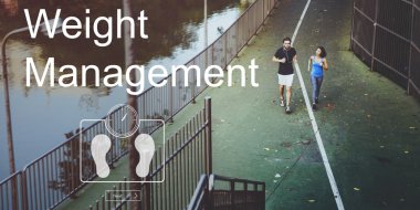 Erkek ve kadın koşuyor