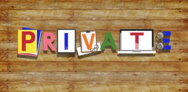 renkli arka plan ile metin