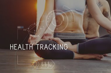 erkek ve kadın Fitness kavramı