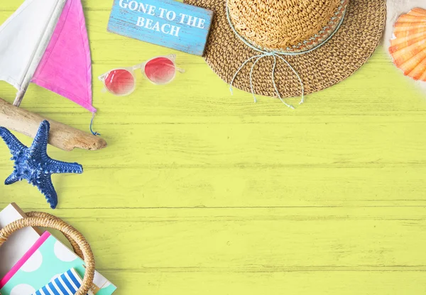 Plaj yaz konsepti için gitti