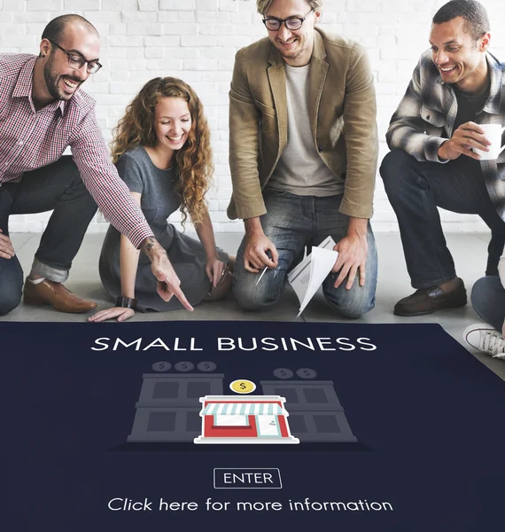 Designer che lavorano con Small Business — Foto Stock