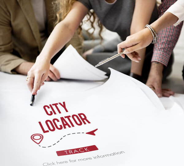 designers working with city locator