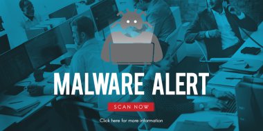 emekçilerin ve kötü amaçlı yazılım uyarı kavramı