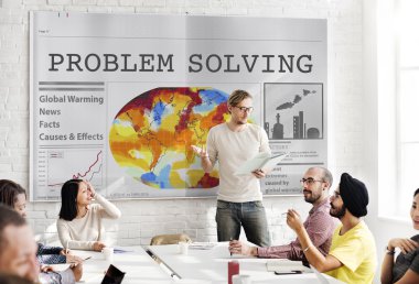 problem çözme ile iş toplantısı