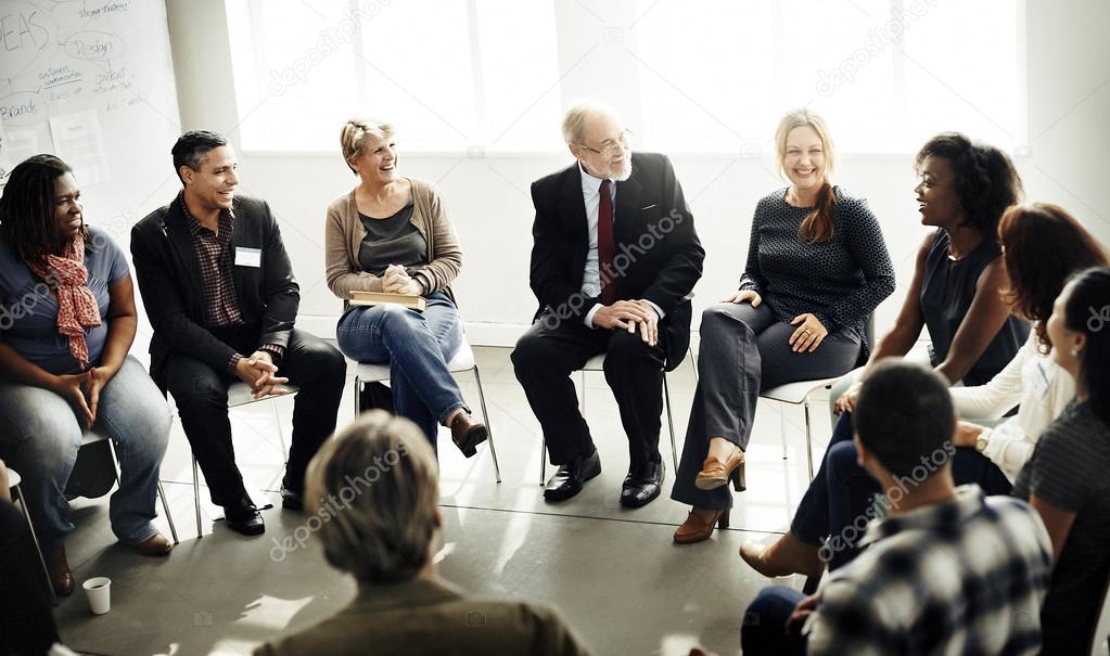 diversity people at meeting 