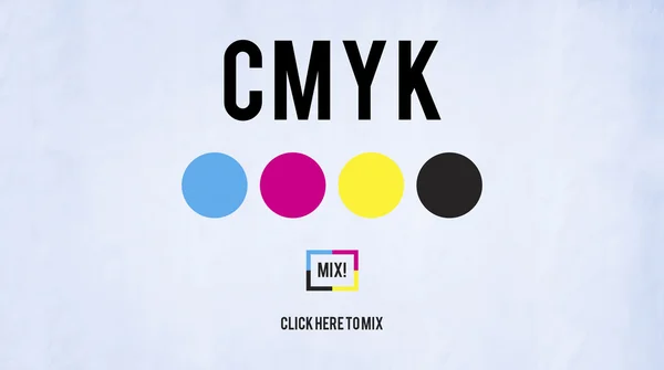 Cmyk のカラー印刷 — ストック写真