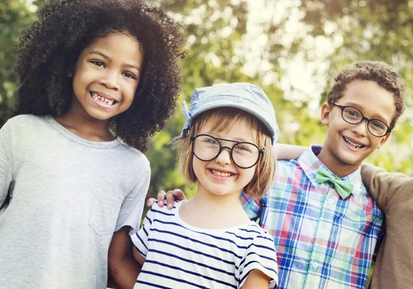 Kids laughing and have fun — Stock Photo, Image