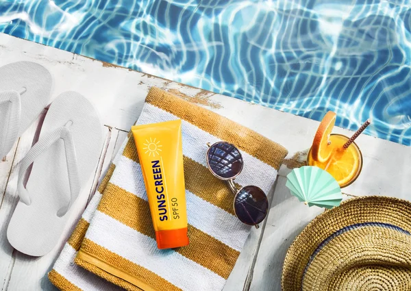 Playa verano vacaciones concepto — Foto de Stock