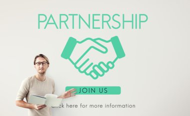 Poster çalışma iş adamı