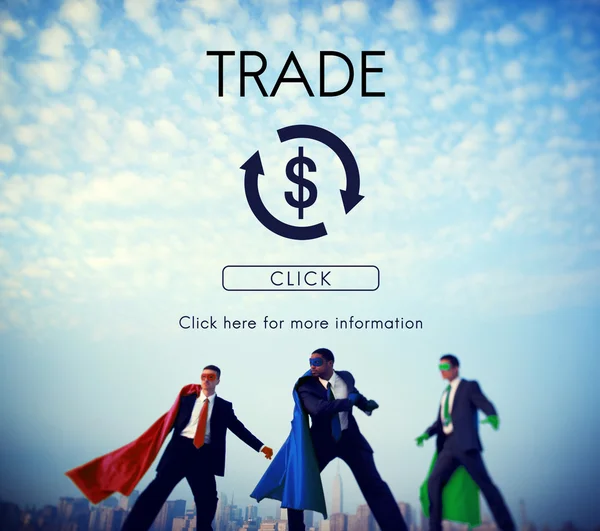 Imprenditori e concetto di commercio — Foto Stock