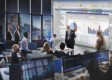 çalışma iş adamları ve strateji