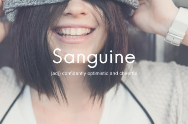 Kadın kesinlikle mutlu hissediyorum