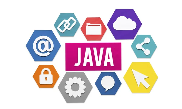 Sítio Web Java HTML — Fotografia de Stock