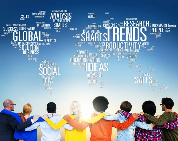 Diversiteit mensen en Trends Concept — Stockfoto