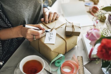 kadın hediye kartı yazma