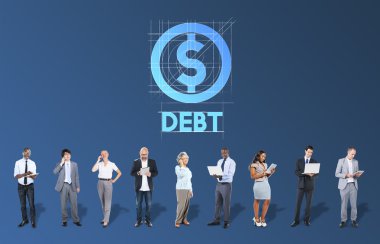 iş takım ayakta birlikte