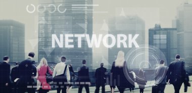 İş adamları ve ağ kavramı