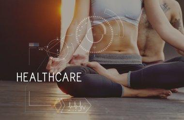 erkek ve kadın Fitness Sağlık kavramı