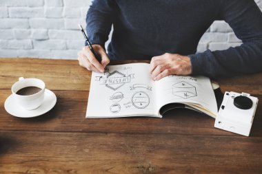 adam Sketchbook içinde çizim