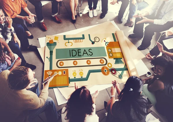 Diversidad personas e ideas — Foto de Stock