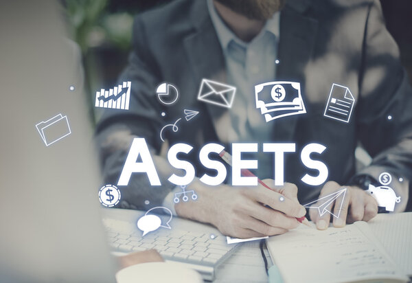 Businessman working with laptop