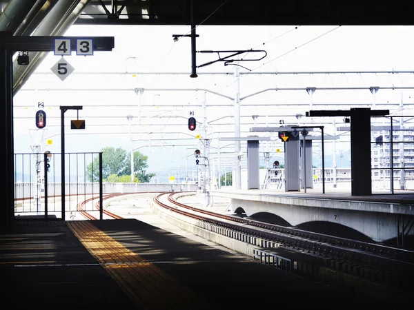 Plataforma de transporte público — Foto de Stock